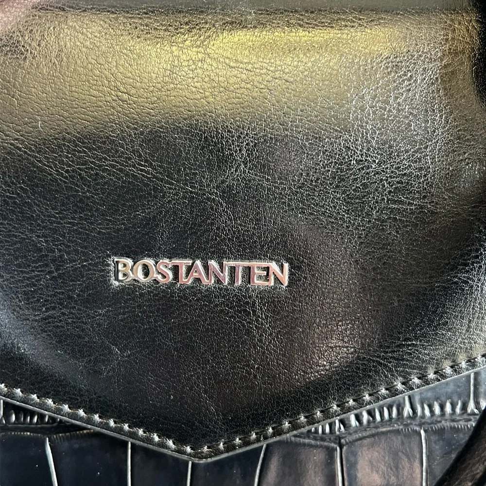 Bostanten Glora Crocodile-Embossed Laptop Bag